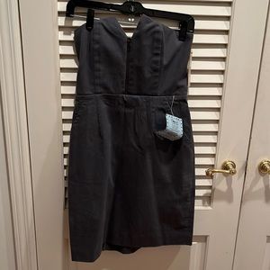 Alice and Olivia gray mini dress